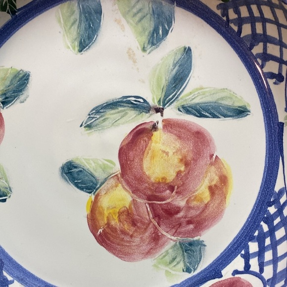 D'Arcy Margesson Signed Terracotta Pottery Hand thrown 1995 Deep Dish - Picture 13 of 16